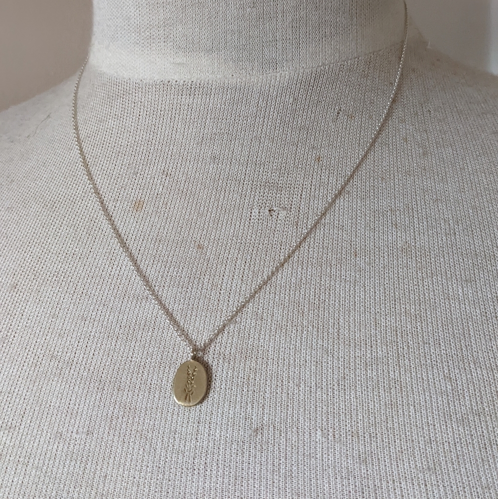 Sterling Silver Lavender Necklace